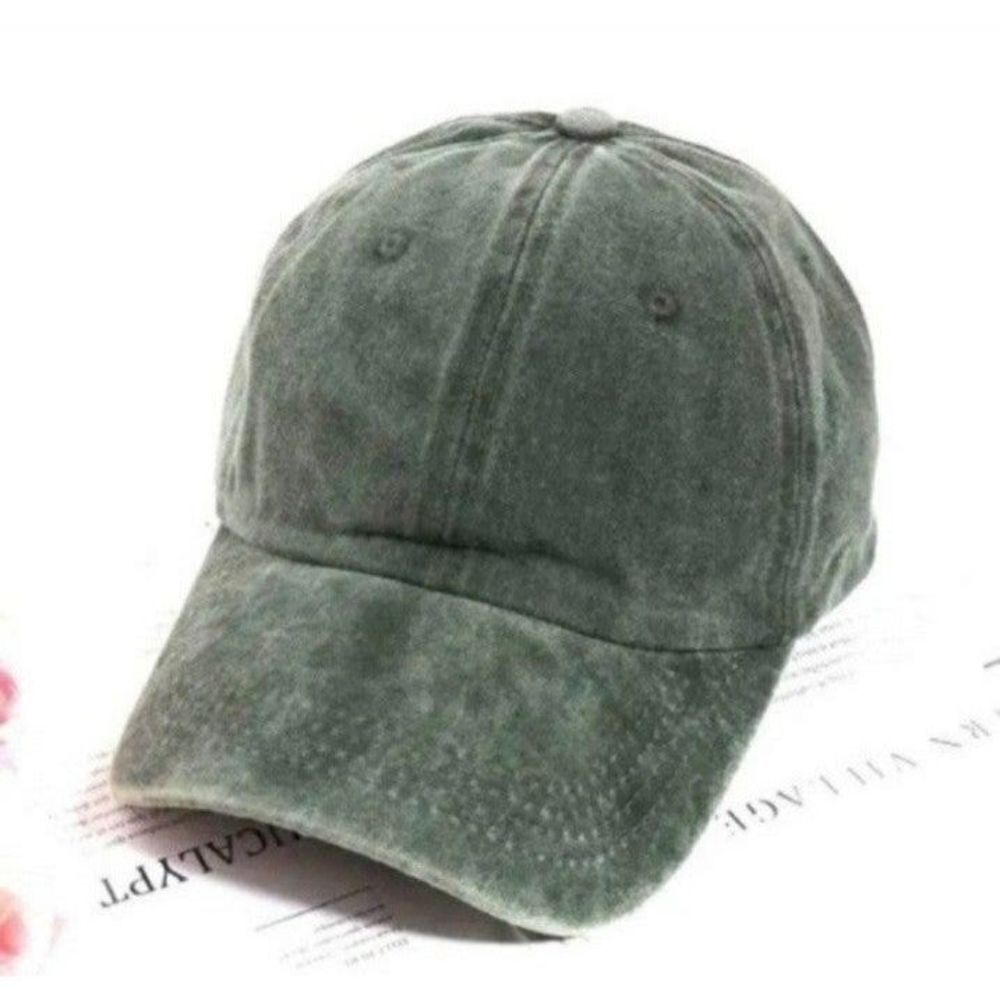 Green unisex base ball hat